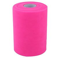 uxcell Home Gift Wrap DIY Dress Craft Decor Tulle Spool Roll 6 Inch x 100 Yards Fuchsia