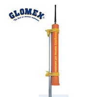 Spartechnik Glomex Marine Antenna RA114 Receiver VHF - 1DB - 35 MM (14") - RUBBER - 9 M (30') COAXIAL CABLE - QUICK INSTALLATION KIT INCLUDED - EMERGENCY series antenna sailboat & motorboat - RA 1114