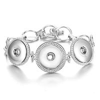 2018NEW Fashion 1pcs Charm bracelet For Noosa snaps chunk button HH1A7969 designer talisman stylish charming styling fashion for gift hair bangles womens