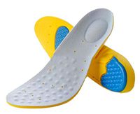 Wise Impress Orthotic Memory Foam and Gel Insoles - Orthopedic Plantar Fasciitis Pillow Inserts - Orthotics Plantars Insole for Boots,Running Shoe,Sport - Size S: (US Women 5-6.5)
