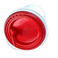 NO Pail - Red Non-Spout Lid for 5 Gallon Ultimate Pail for Liquids (3 Lids)