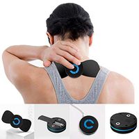gonikm Mini Electric Shoulder Neck Massage Pad Cervical Waist Leg Vibration Massager Back Massagers
