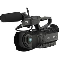JVC GY-HM200U Ultra 4K HD 4KCAM Professional Camcorder & Top Handle Audio Unit