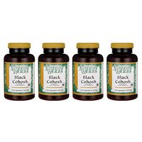 Swanson Black Cohosh (Standardized) 20 Milligrams 120 Capsules (4 Pack)