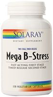 Solaray Mega B Stress Two Stage Timed Release Supplement, 120 Count