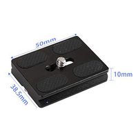 PU-50 Quick Release Plate Tripod Ball Head 1/4" Screw