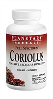 Full Spectrum Coriolus 1000 mg Planetary Herbals 60 Tabs