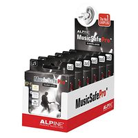 Alpine MusicSafe Pro Hearing Protection Earplugs, 6 Pack Transparent