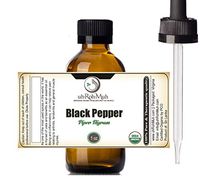 USDA Certified Organic Black Pepper Essential Oil || ALWAYS 100% Pure & Unadulterated || Therapeutic Quality Organic (5ml)