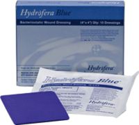 Hydrofera Blue Foam Dressing without Border 6" x 6" (Box of 10 Each)