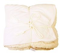 unbrand 50" 60" Winter Warm Ultra Soft Reversible Throw Blanket/Vanilla