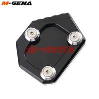 Frames & Fittings Sale Motorbike Kickstand Foot Side Stand Extension Pad Support Plate for NM-4 CB250F CB650F CBR650F CBR300R 2014-2015 - (Color: Black)
