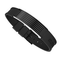 ProExl Golfers Magnetic Energy Bracelet Dk Black Adjustable