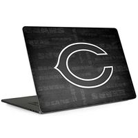 Skinit Decal Laptop Skin for MacBook Pro 13-inch with Touch Bar (2016-19) - Officially Licensed NFL Chicago Bears Black & White Design
