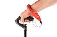ErgoBracelet Universal Strap/Bracelet That Attaches to Walking Canes & Other Mobility Devices, Comfort Wrist Strap Bracelet That Attaches to 99% of Canes- Color Red