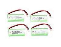 SPS Brand 2.4V 650mAh Replacement Battery for Tesco ARC410 (4 Pack)