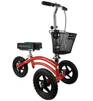 KneeRover All Terrain Steerable Knee Scooter Crutches Alternative in Canyon Orange