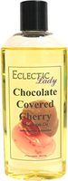 Chocolate Covered Cherry Massage Oil, 8 oz, With Sweet Almond Oil and Organic Jojoba Oil, Preservative Free