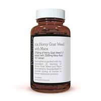 10X Horny Goat Weed Extract (3750mg) Maca Extract (2500mg) x 180 Tablets - 10 X More Icariins and Maca - and 5mg Black Pepper Extract for 300% Increased Absorption: SKU: HGWM
