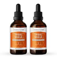 Secrets Of The Tribe - Tribal Shield, Herbal Supplement Blend Drops Alcohol-Free Liquid Extract, Immune/Endurance/Wellbeing (2x4 fl oz)