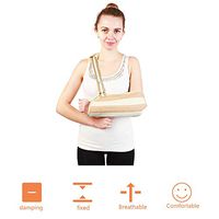 Rotator Cuff Support Double-Sided Ventilation Arm Sling Shoulder Immobilizer Soft and Comfortable Forearm Immobilizer Strap with Anti-Slip Pad, Shoulder Pad for Shoulder Dislocation