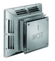 Simpson Dura-Vent CECOMINOD090671 Horizontal Square Termination Cap - 4" x 6 5/8" Direct Vent, Galvanized
