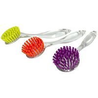 Casabella Round Brush Scrubber 1ea, Assorted Colors