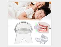 Mouth Type Anti Snoring Tongue Device Transparent Silicone Tongue Tube Anti-Snoring Sleep Aid Device - Non Discomfort-Ergonomic Structure (Clear)