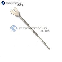 OdontoMed2011® GROOVED Director with Probe TIP and Tongue TIE 5.5" Dental Instruments ODM