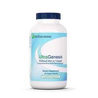 Nutra BioGenesis - UltraGenesis Without Copper or Iron - Multivitamin/Mineral, Inositol, Choline and PABA for Energy, Nutrition and Metabolic Support - 180 Capsules