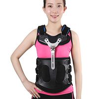 TOGARR Thoracic Full Back Brace, Treat Kyphosis, Osteoporosis, Spine Compression Fractures, Adjustable Orthosis Support Scoliosis Brace for Men and Women (Size : S)