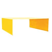 Alion Home Custom Sizes Rod Pocket Waterproof Universal Replacement Shade Canopy Top Cover (4 Corner Grommets) for Pergola (12' x 9', Mango Yellow)