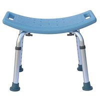 Heavy Type Adjustable Aluminum Alloy Old People Shower Chair Bath Chair CST-3011 Blue