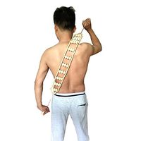 Manual Full Body Back Massage Roller Rope with Handle for Muscle Back Waist Foot Neck Should Leg Pain Relief, 2nd Generation Self Massager Roller Trigger Point with Portable Design (3 Ball)