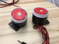 2 pieces 120dB alarm Electronic Buzzer 9v 12V Tone Siren Horn security A12