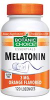 Botanic Choice Melatonin Orange 3 Mg, 120 Lozenges
