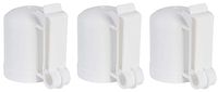 Zareba ITCPW-Z T-Post Safety Cap and Insulator, White, 10 per Bag (Thrее Рack)