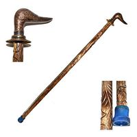 Nautical World Vintage Duck Brass Head Handle Wooden Walking Stick Cane, Affordable Gift Decorative Walking Cane Fashion Statement for Men/Women/Seniors/Grandparents! Item New Year Gifts, Gifts for