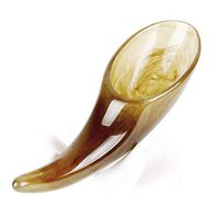 DNHCLL Ox Horn Gua Sha Scraping Massage Tool, Niao Horn Scrapping Tube Point Stick Scrapping Board Hollow Foot Massage Stick for SPA Acupuncture