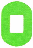 StayPut Adhesive Patch Green - 2" x 1.5" Hole, 30 Pack