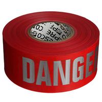 Barricade Tape,Day/NITE,3x1000',Danger Roll of 1000 Feet