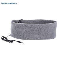 Anti-Noise Sleeping Earphones Bundle, Music Headband Sleep Mobile Headphone for iPhone and Android (Gray)