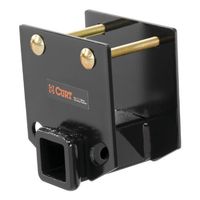 CURT 19100 Travel Trailer Bumper Mount Hitch 4 In Square Bumper by Curt Manufacturing