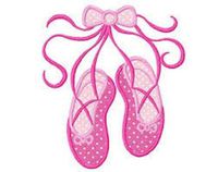HotSaleStore Sticker Seals 48 Beautiful Ballet Ballerina Shoes!!! Sticker Label Envelope Seals 1.2" Round