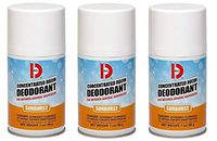 Big D 464 Concentrated Room Deodorant for Metered Aerosol Dispensers, Sunburst Fragrance, 7 oz (Тhrее Расk)