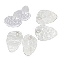 AUTPRO (3 Pairs) Gel Cushions for Flip Flop Thong Sandals - Forefoot Padding Inserts, Ball of Foot Insole Relief Pain & Rub,Self Adhesive,No Slip