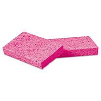 Premiere Pads Small Pink Cellulose Sponge, 3 3/5 X 6 1/2", 9/10" Thick, Pink, 48/Carton