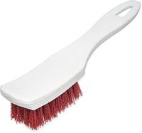 Carlisle 4139505 Ergonomic Handled Scrub Brush, 7-1/4", Red