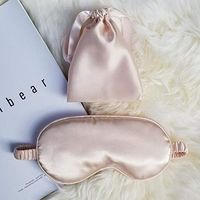 Pack of 5, Satin Sleep Eye Mask, Wedding Favors Bridesmaid Gift Hen Party Bachelorette Birthday Gift for Her (Blush)