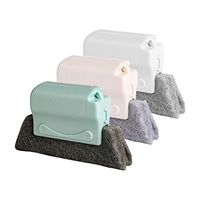 Icocol Scrub Brush, Window & Sliding Door Track Scouring Pad Household Cleaning Brushes for Bathroom, Kitchen, Seams, Floor Lines, Groove Gap Cleaning Tools